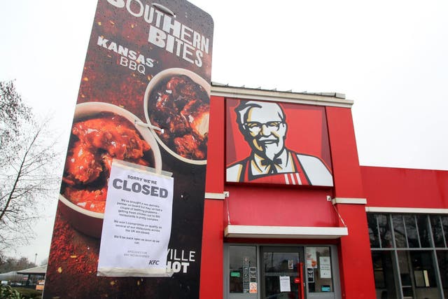 KFC first apologised for lack of chain's key ingredient on Saturday, blaming 'teething problems' with its supplier