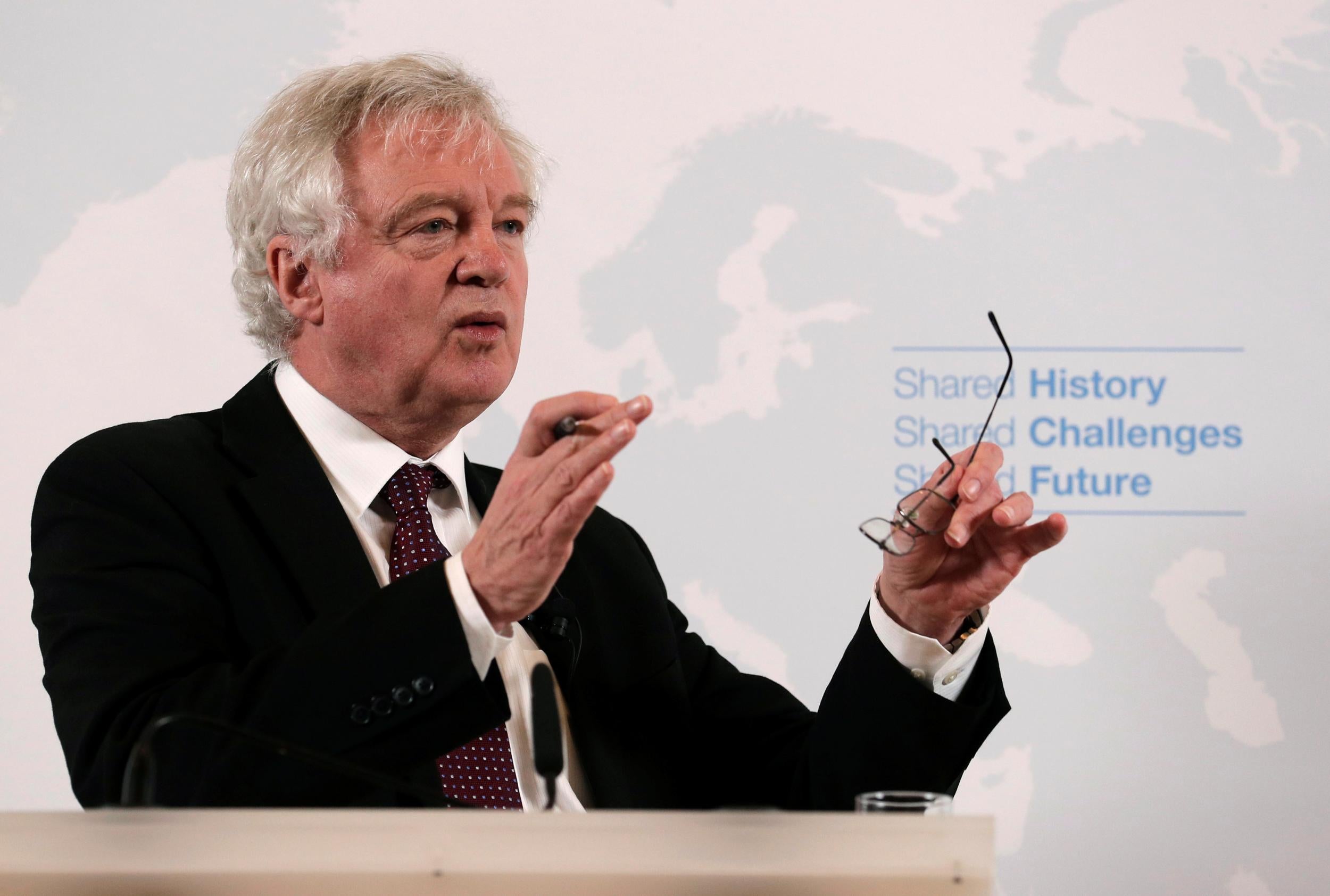 Brexit: Britain could withhold agreed divorce bill from EU if it doesn&apos;t get a trade deal, David Davis suggests