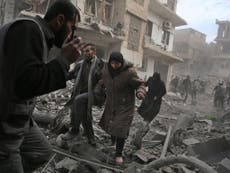 Devastating Eastern Ghouta bombing enters third day