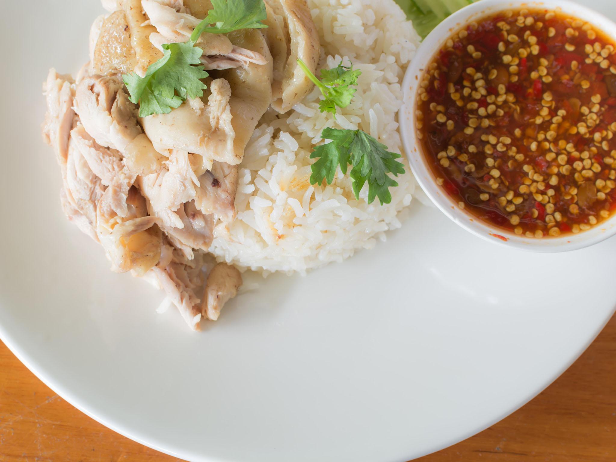 Comfort food is often reminiscent of childhood, such as Jenny Linford’s Hainanese chicken rice, which she ate growing up in Singapore