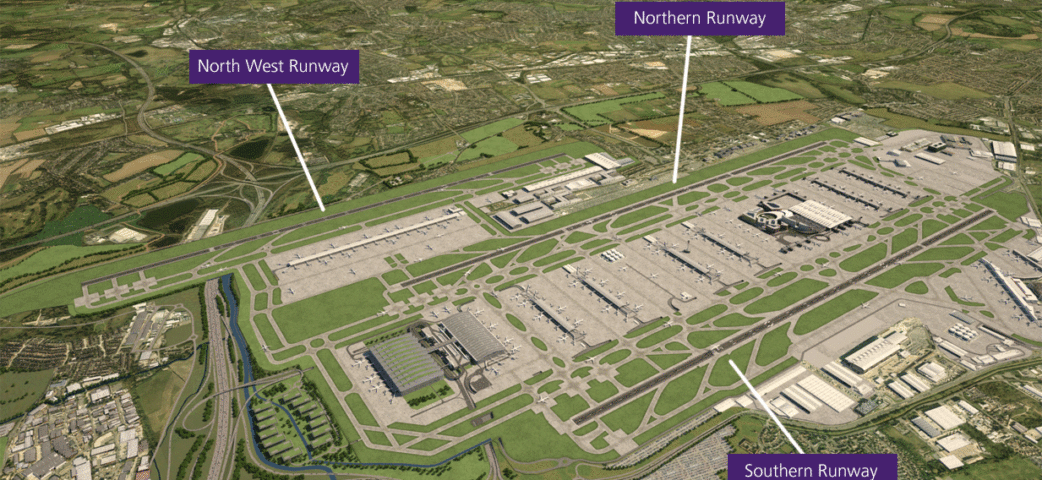 Master plan: Heathrow's depiction of an expanded airport