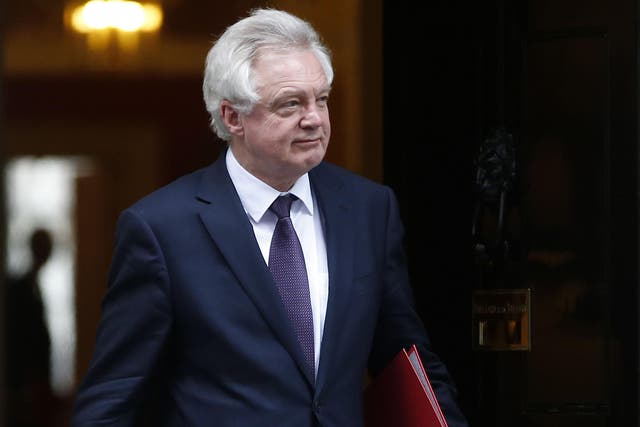 David Davis has said he wants the issue resolved by October 