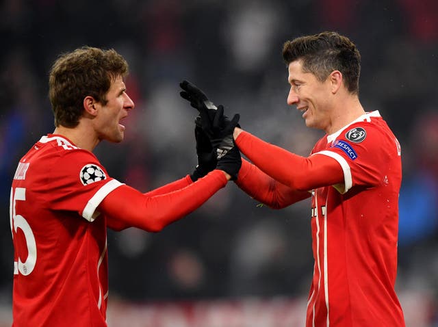 Thomas Muller And Robert Lewandowski Score Twice As Bayern Munich Thrash Besiktas In Champions