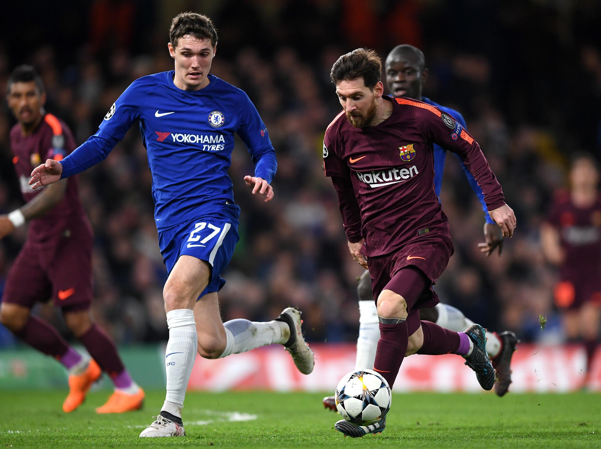 Chelsea shackled Lionel Messi well until Andreas Christensen's error