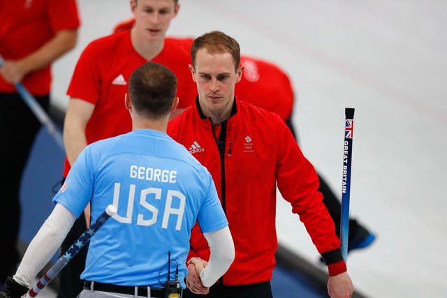 Kyle Smith concedes defeat for his British team to the USA