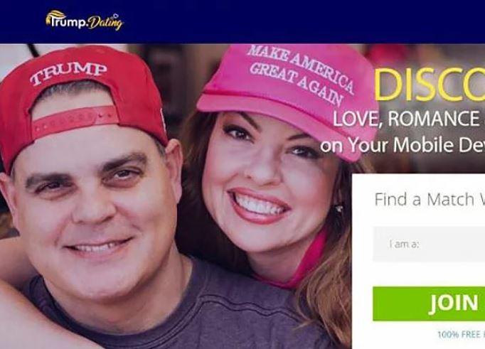 The dating site’s creators said they were keen to help those who had struggled with dating since Mr Trump won the 2016 presidential elections
