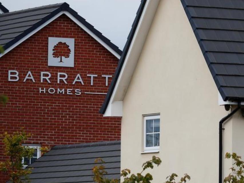 A Barratt Homes housing development near Preston