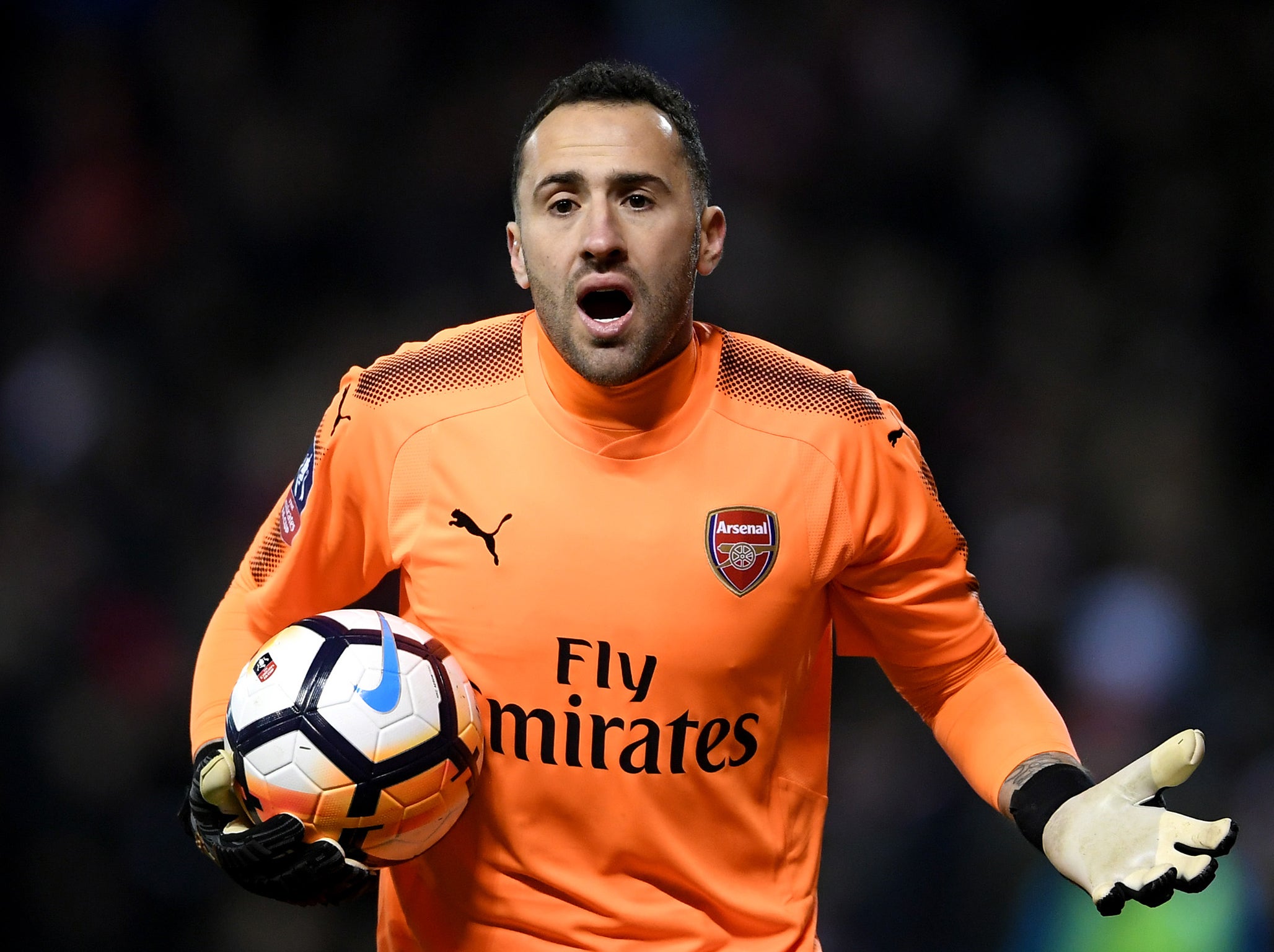 David Ospina will keep his place in Arsenal's cup team