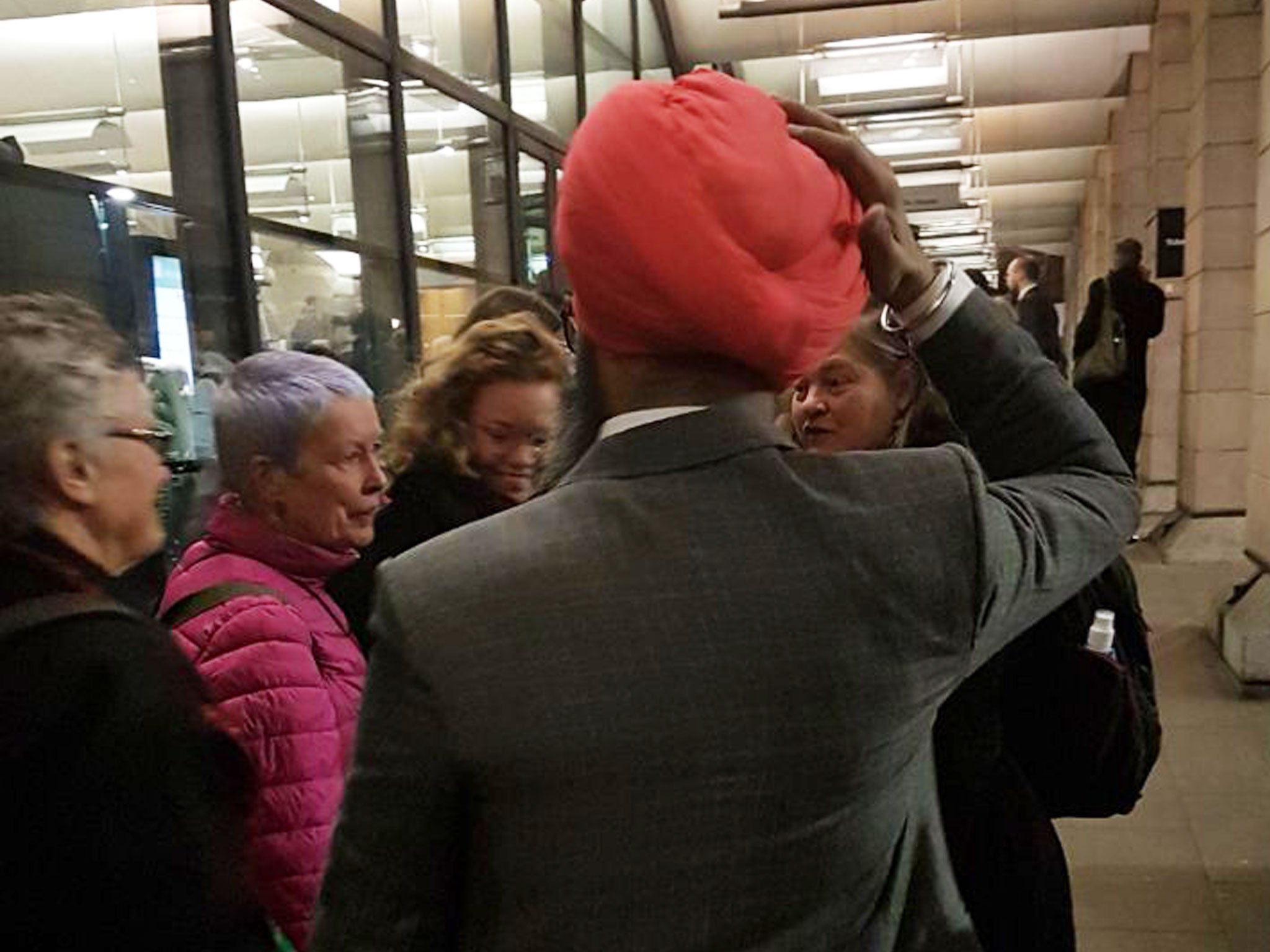 Ravneet Singh's turban was ripped off in an attack outside Portcullis House