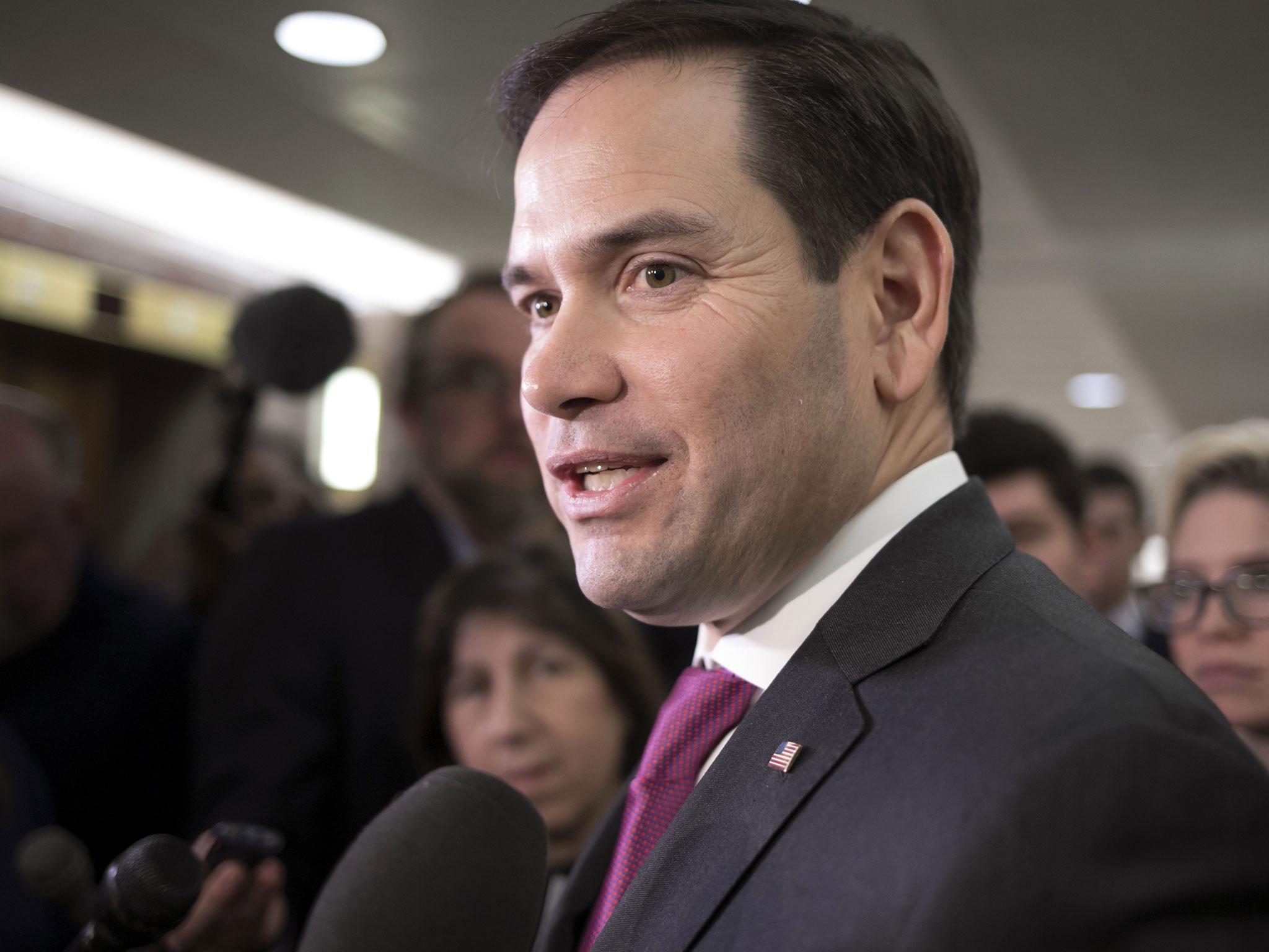 Marco Rubio did not say whether he would turn down the NRA's money