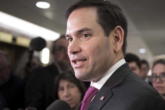 Marco Rubio did not say whether he would turn down the NRA's money