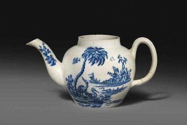 The collector bought the teapot at an auction in 2016