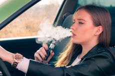 People who vape while driving could face prosecution, police warn