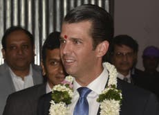 Donald Trump Jr. 'likes poor people in India because they smile'