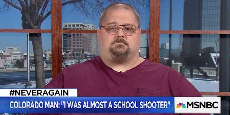 Aaron Stark, who admitted he almost became a school shooter