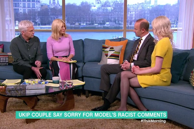 Jo Marney told Phillip Schofield she was not ‘a private racist’