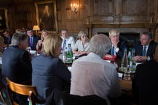 Follow live as May briefs Cabinet on major EU speech 