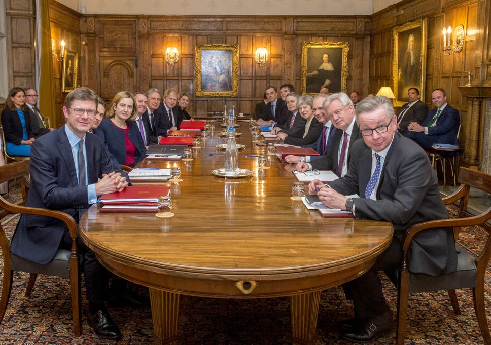 theresa may's 'war cabinet' was more reminiscent of a carry on film