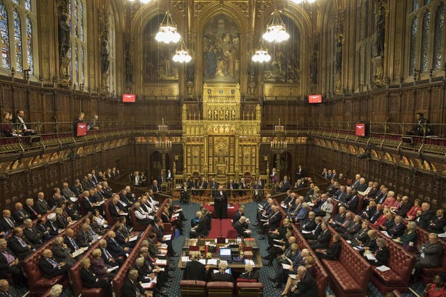 The bill aims to scrap the Lords and replace the upper chamber with a smaller 'senate'