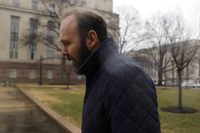 Former Trump Aide Rick Gates attends a hearing on his fraud, conspiracy and money-laundering on 7 February 2018 in Washington, DC.