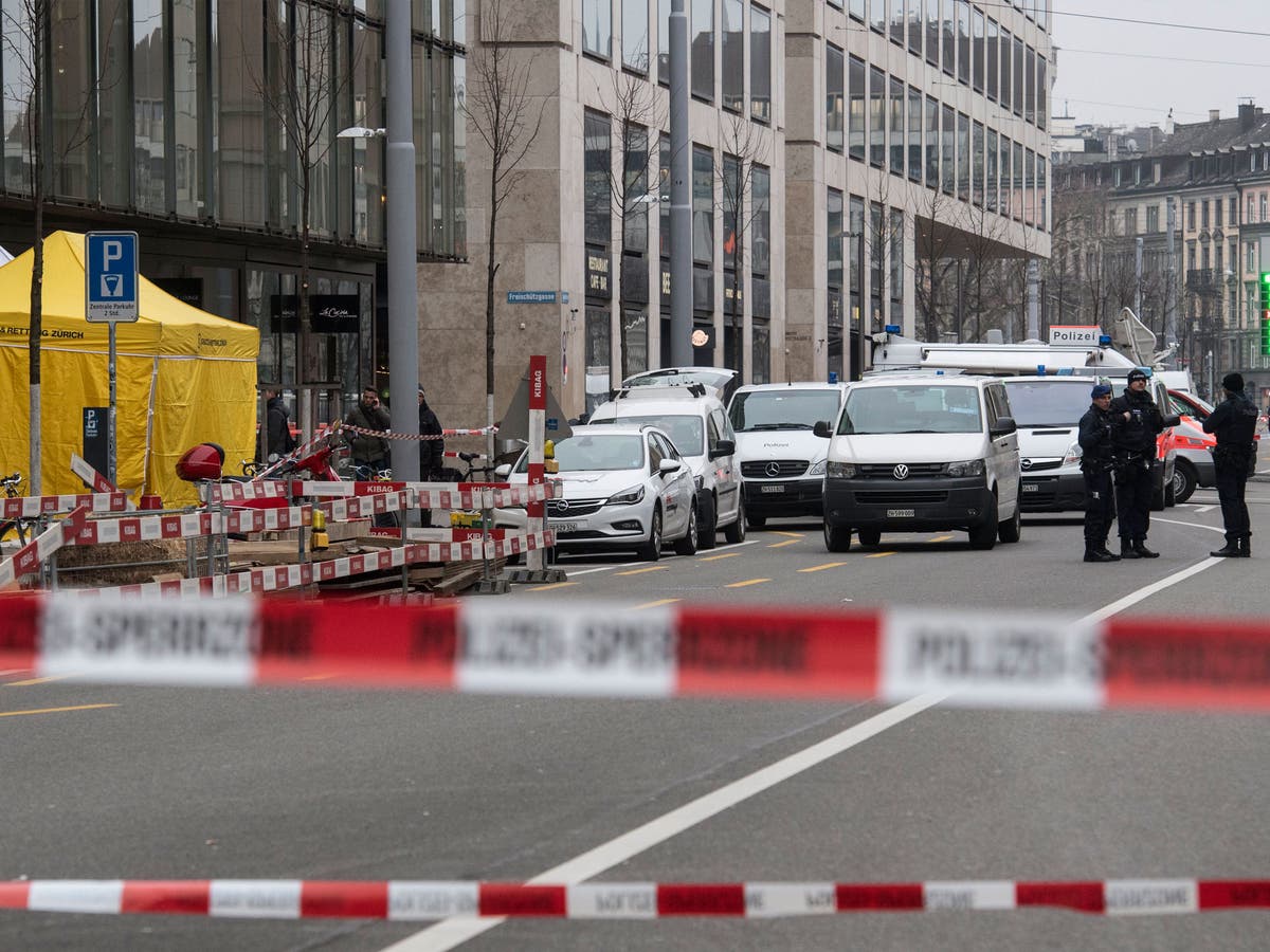 Zurich shooting Two people shot dead outside UBS bank The