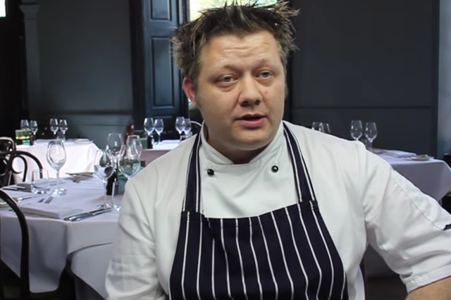 Chef Mark Greenaway will now charge a penalty cancellation fee (YouTube)