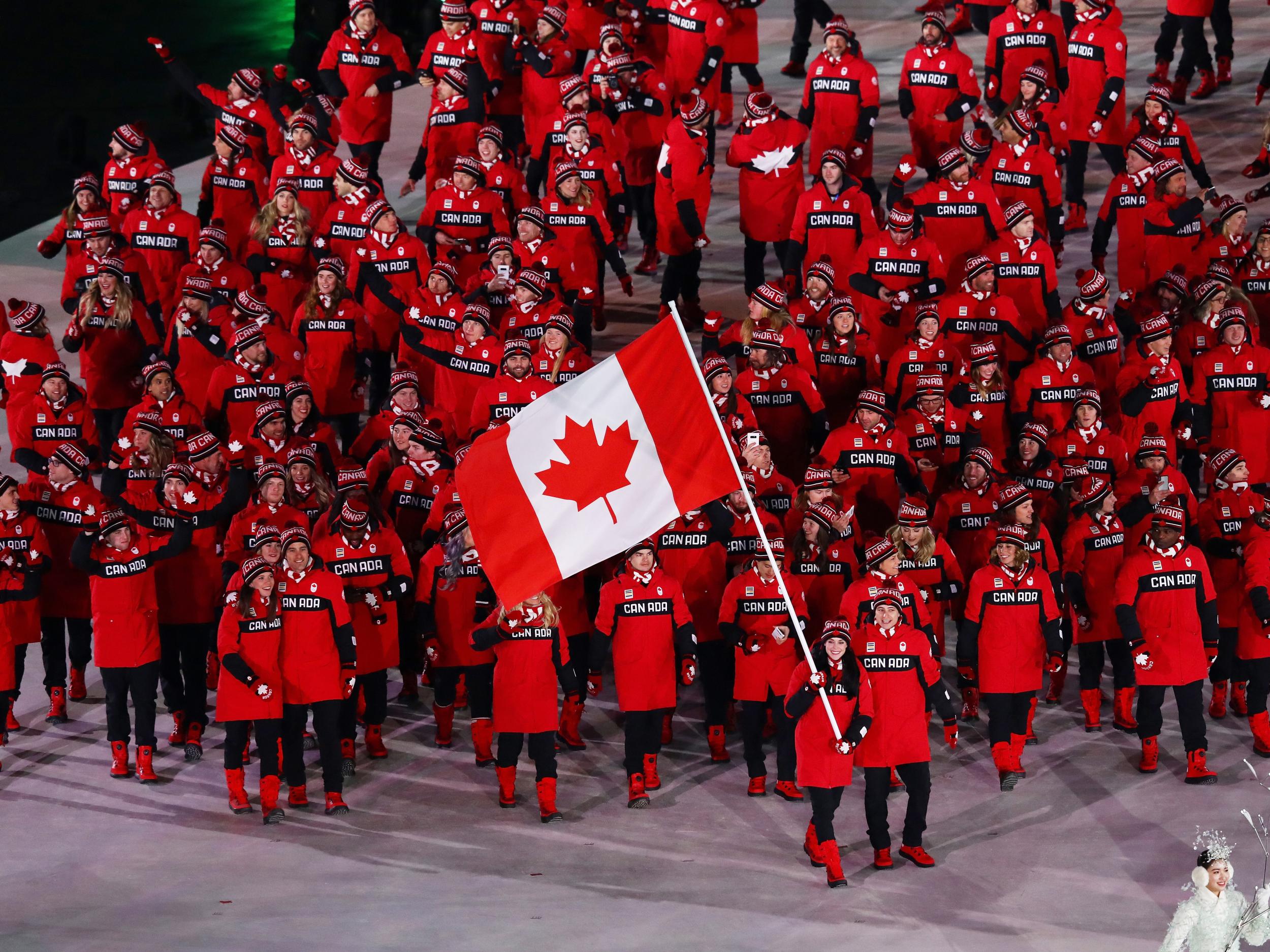 The athlete has not been named by Team Canada but police descriptions have revealed his identity