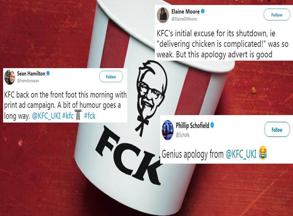 Download Everyone just forgave KFC after it published an expert apology over its chicken shortage ...
