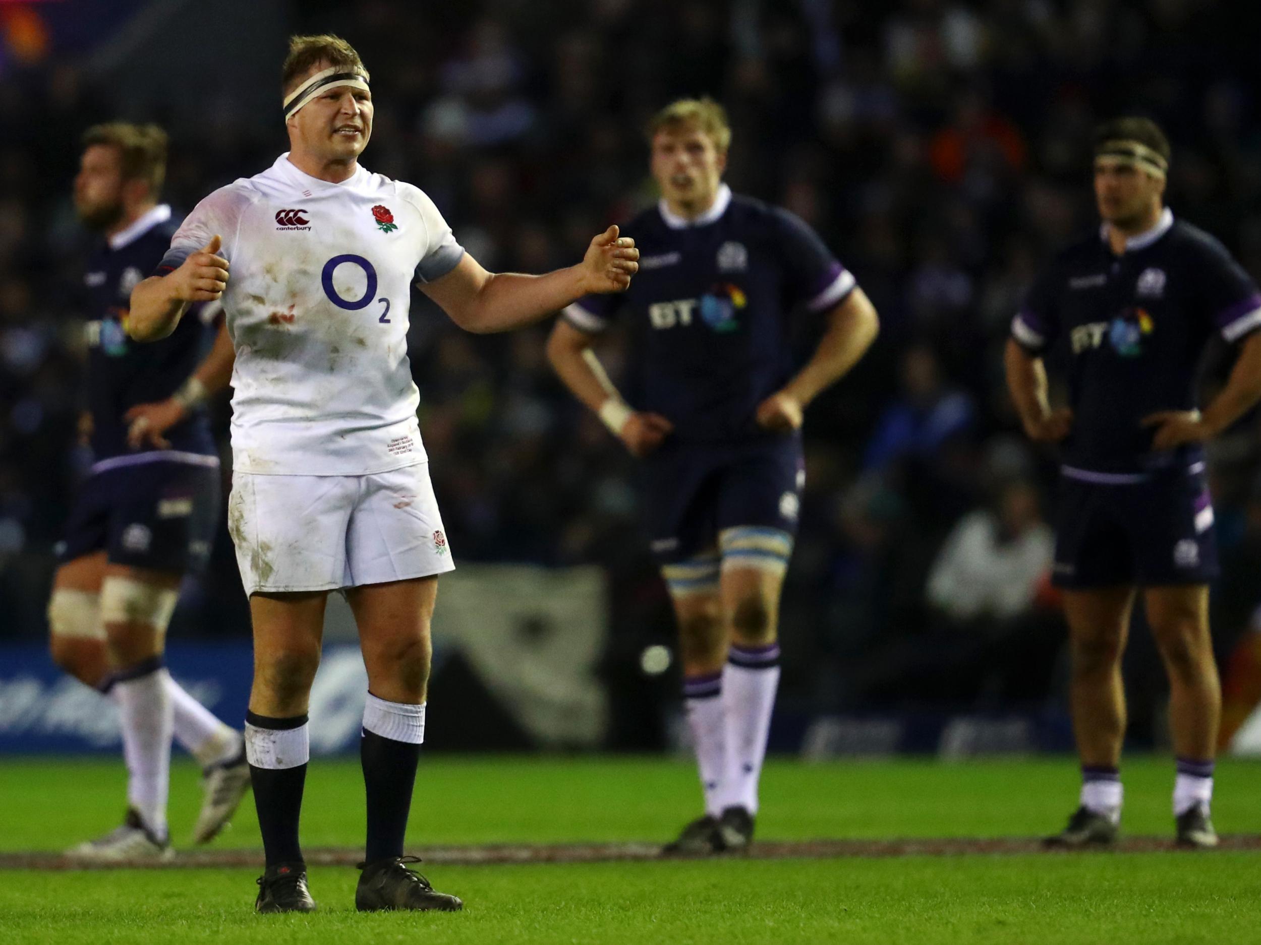 Dylan Hartley’s team fell behind and stayed behind