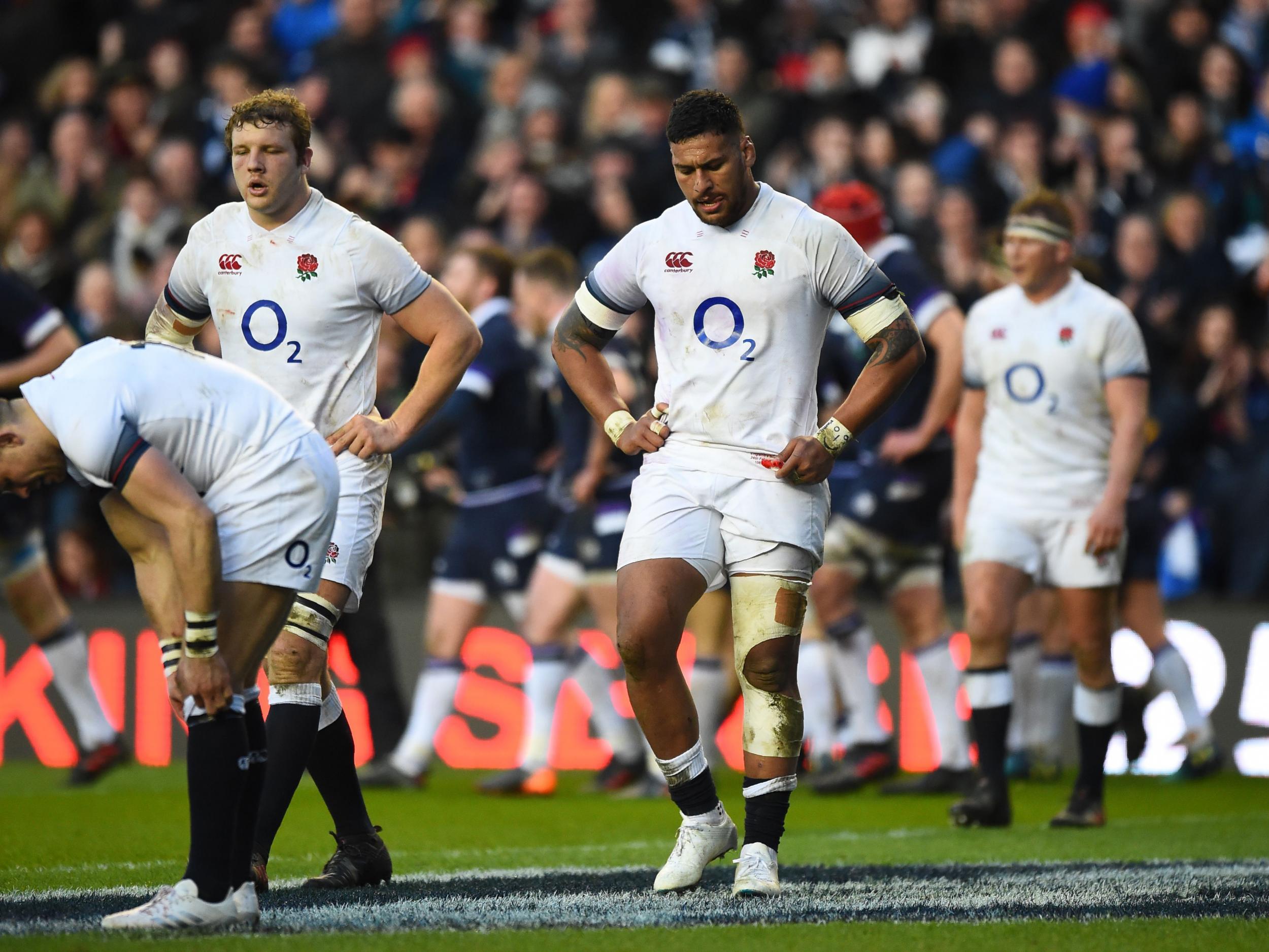 England's Grand Slam hopes went up in flames in Edinburgh