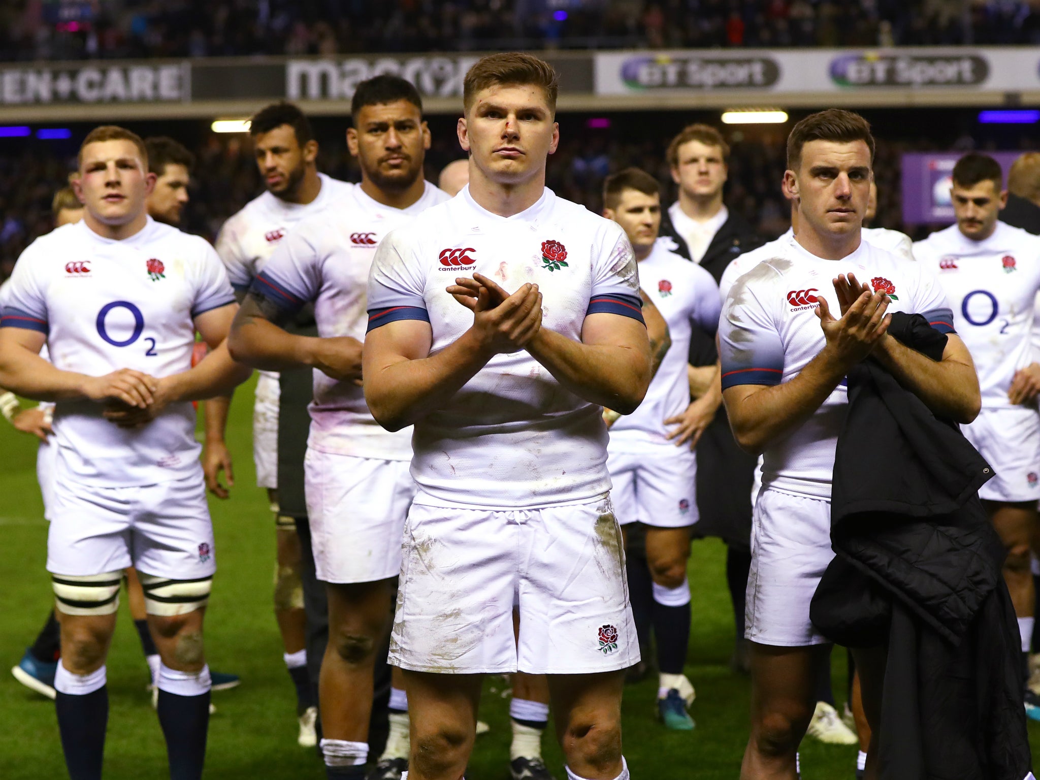 Owen Farrell was reportedly involved in a tunnel bust-up with a number of Scotland players before kick-off