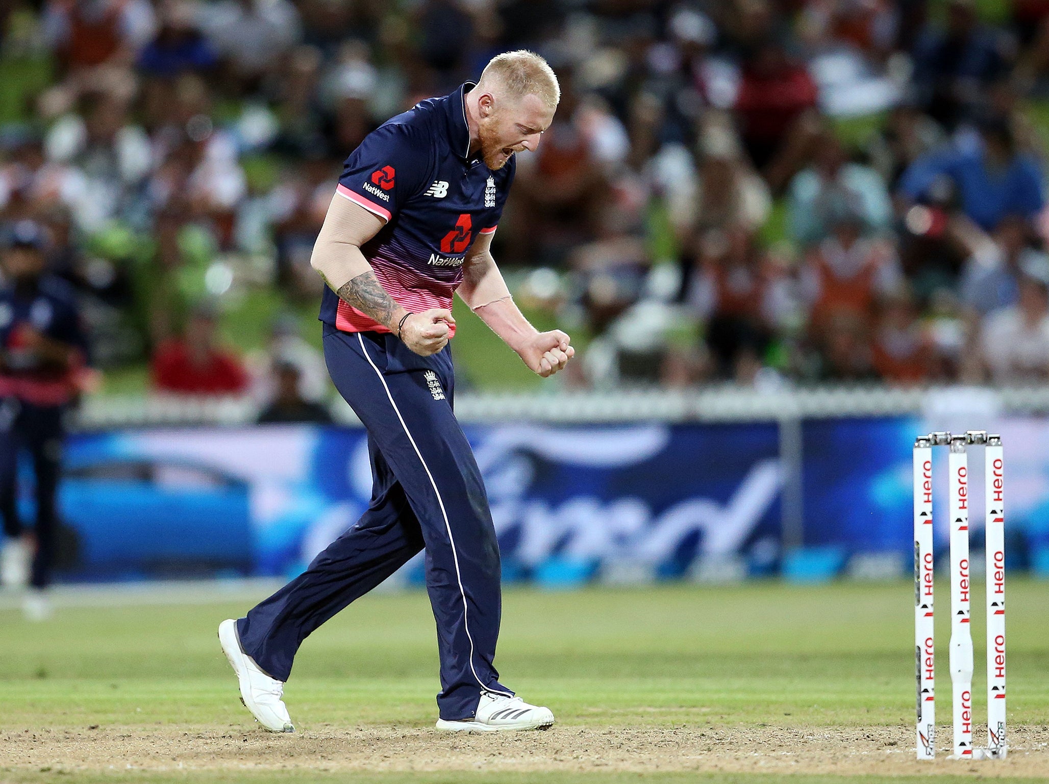 Ben Stokes managed two wickets on his return