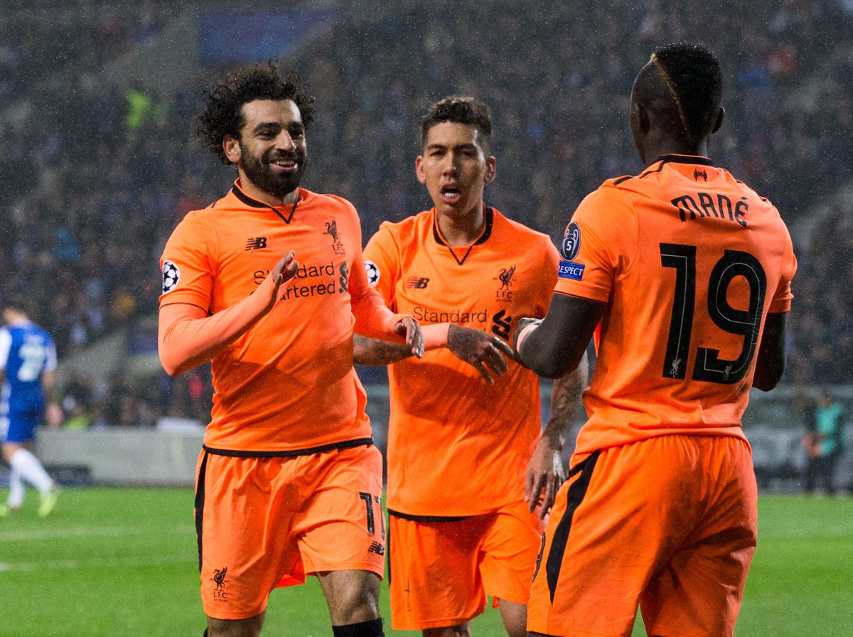 FAB THREE - Roberto Firmino Mohamed Mo Salah Sadio Mane 12x8 A4