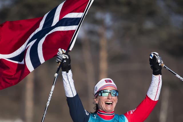 Marit Bjorgen won the final gold medal of the 2018 Games