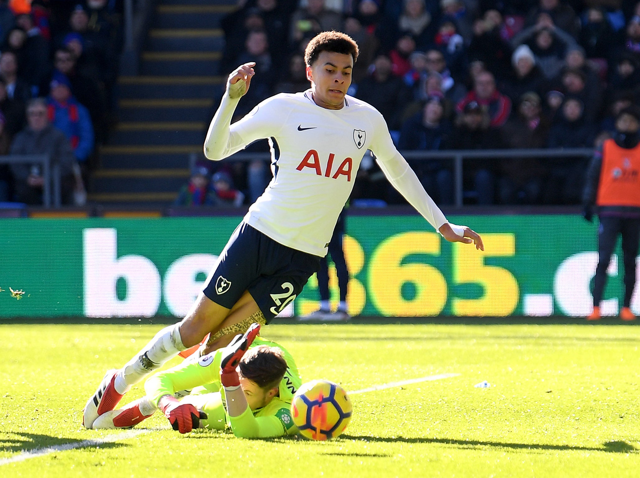 Dele had two strong penalty appeals ignored