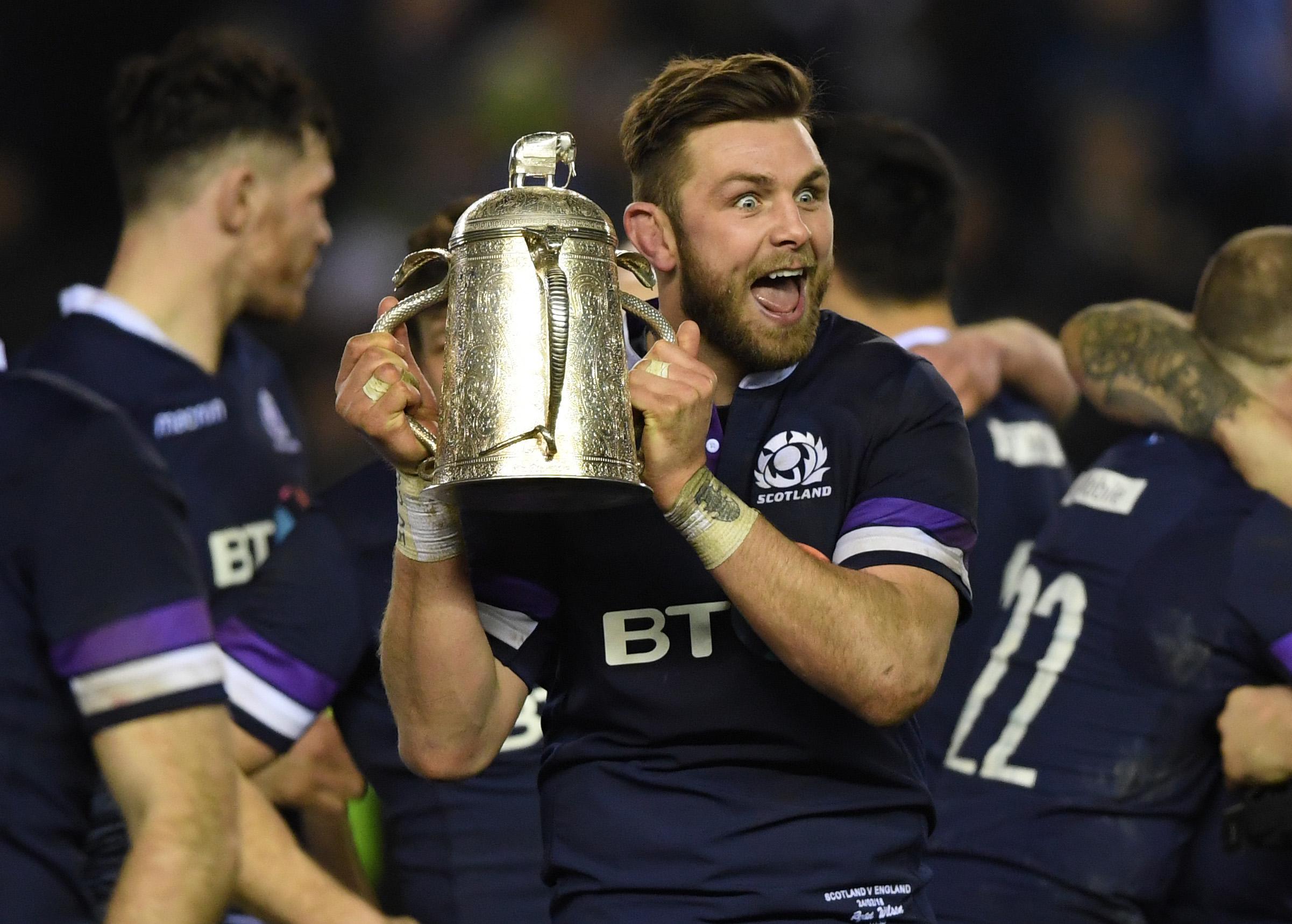 Scotland won the Calcutta Cup last year