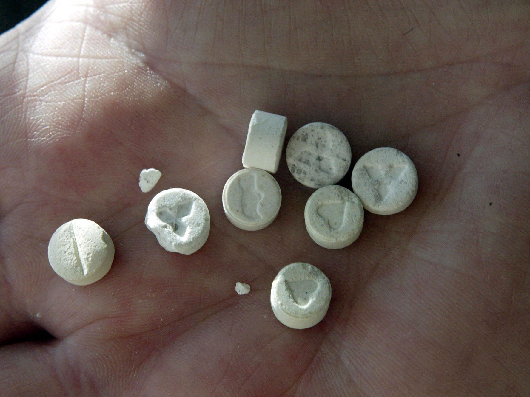 Ecstasy and MDMA come in hundreds of different shapes, colours and designs, and sometimes cost as little as £5 each