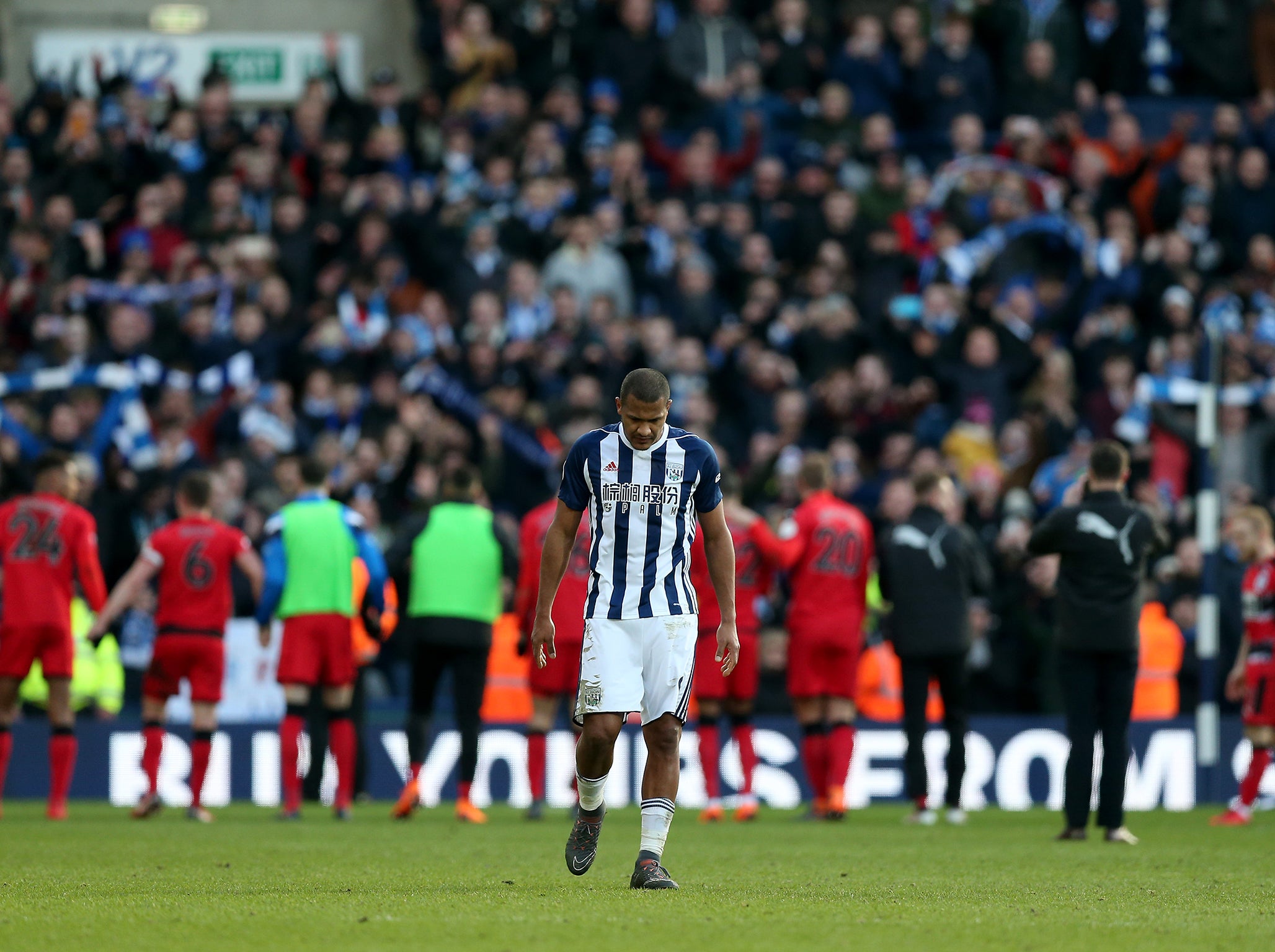 West Brom are now seven points adrift at the bottom