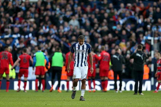 West Brom are now seven points adrift at the bottom
