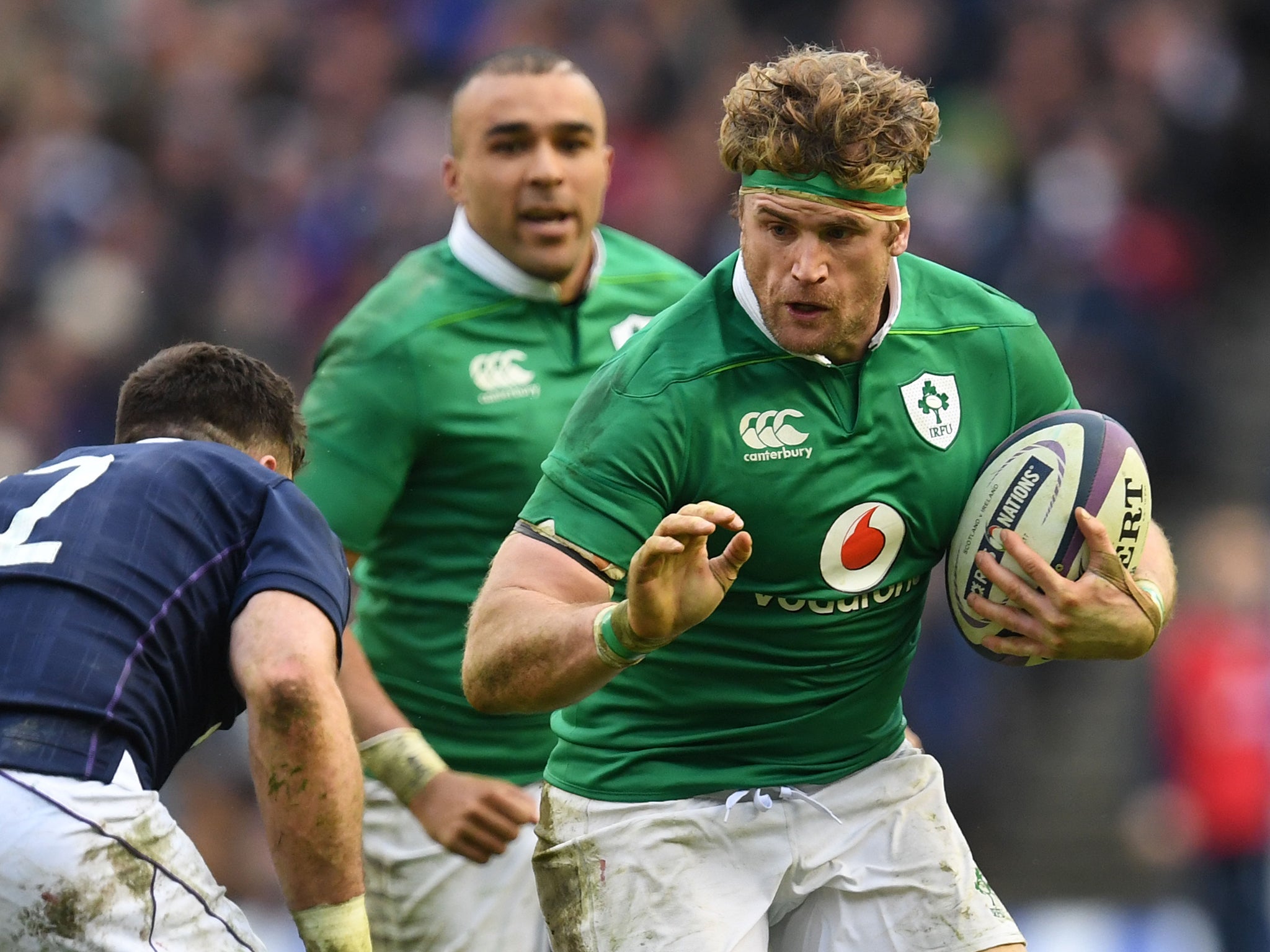 Heaslip has been forced to retire after injuring his back during last year's Six Nations