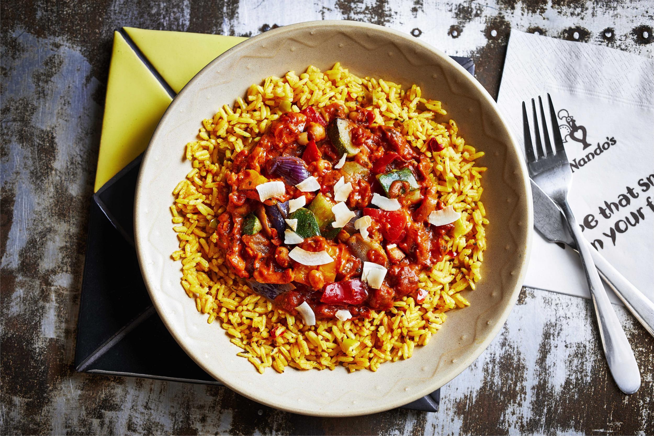 The Veggie Cataplana is also a new addition to the Nando's menu