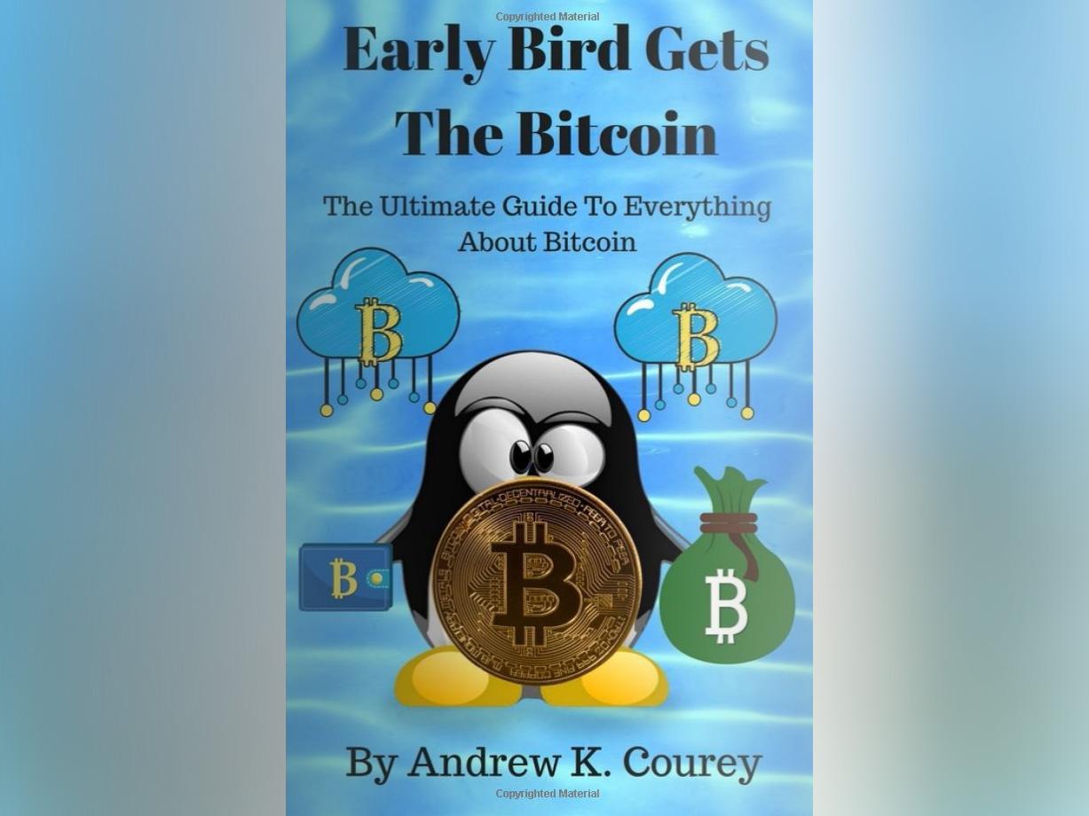 The 57-page book capitalises on its author's interest in cryptocurrencies, inspired by hours spent studying YouTube videos