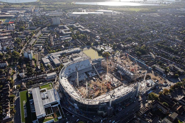 Tottenham's new stadium is set to be completed later this year