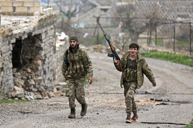 Free Syrian Army fighters near Afrin are being backed by a fresh influx of Turkish troops
