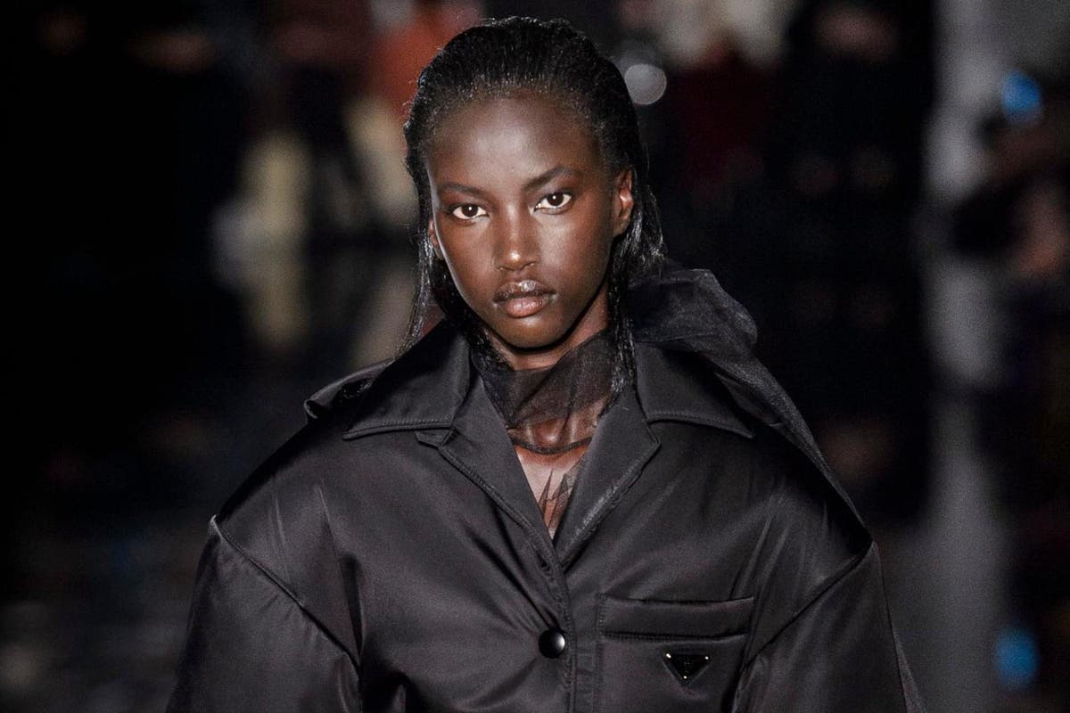 Anok Yai becomes first black model to open Prada runway show since 1997 ...