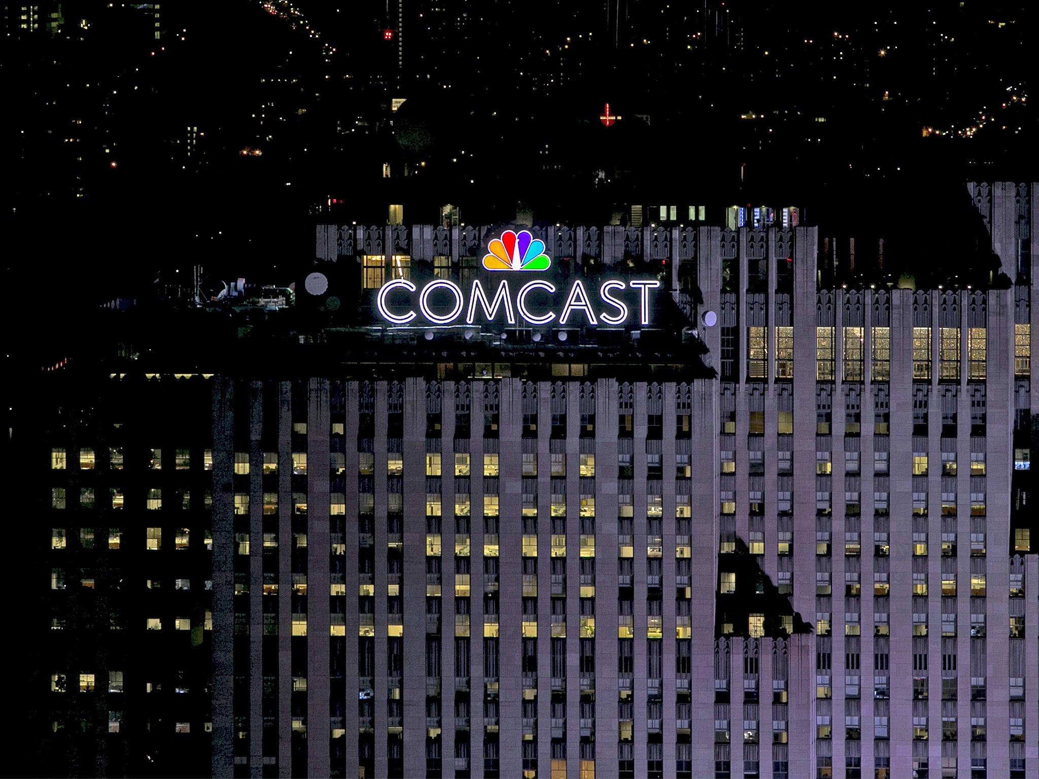 Eyeing Sky: Comcast has trumped the bid tabled by Rupert Murdoch's Fox