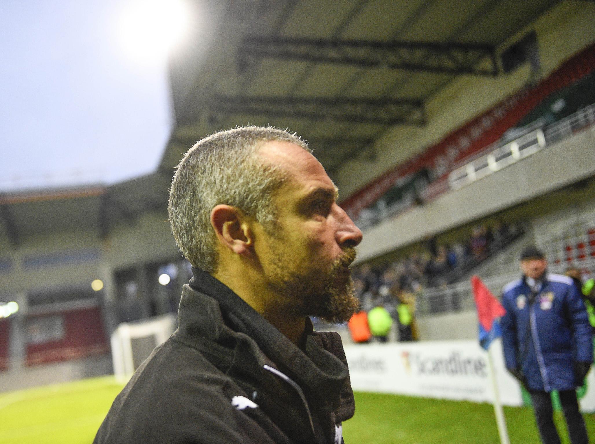 Larsson leaves the pitch after the Halmstad defeat (Getty)