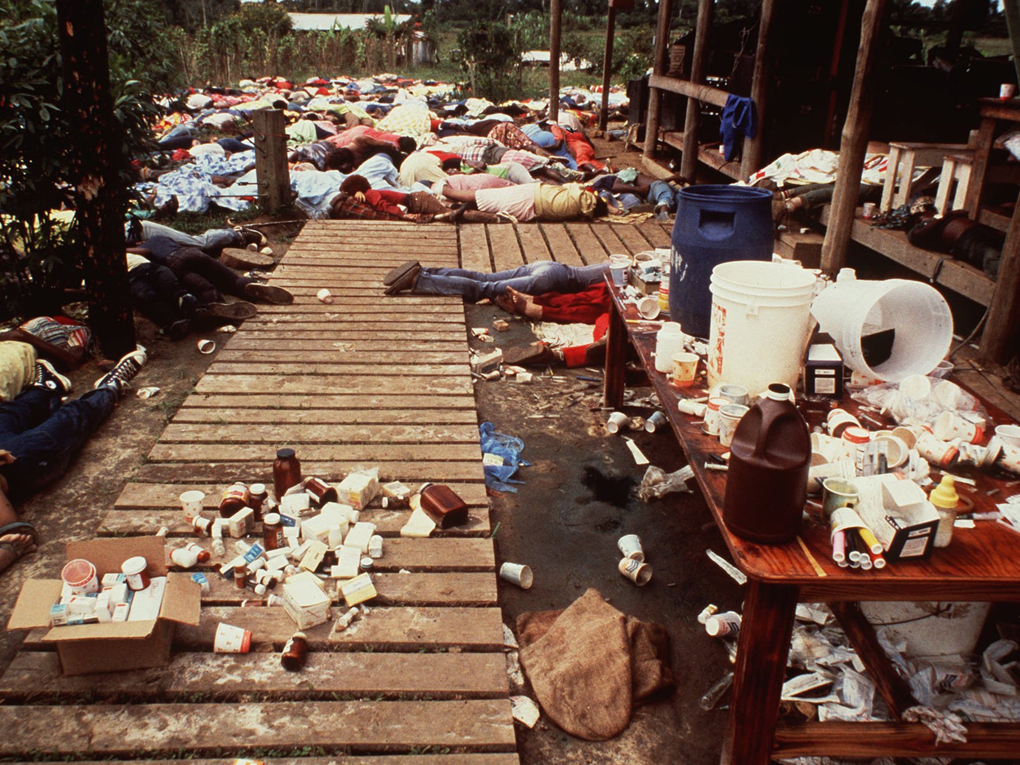 Only four people who were in Jonestown when the mass-murder suicide started survived (AP)