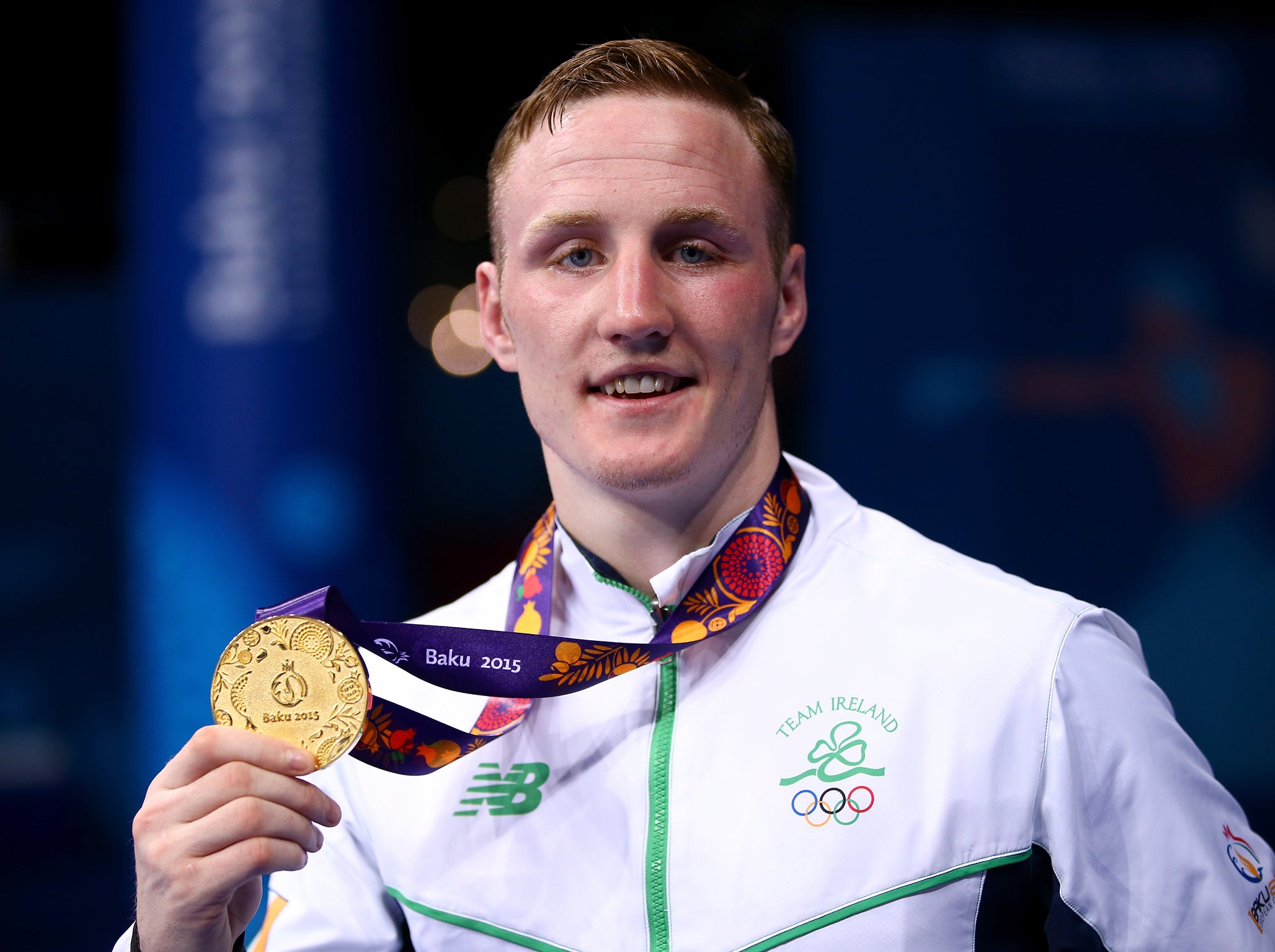 Michael O'Reilly won a gold medal at the Baku 2015 European Games