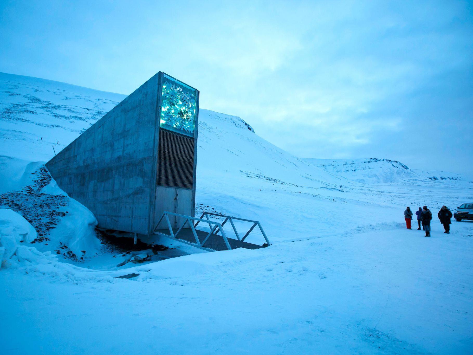 Seed banks such as this one in Svalbard have been established to protect the world's plant biodiversity, but scientists warn they may not be enough